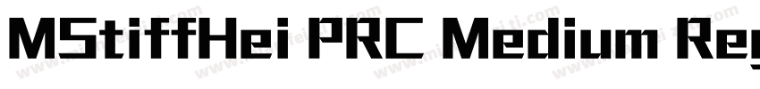 MStiffHei PRC Medium Regular字体转换